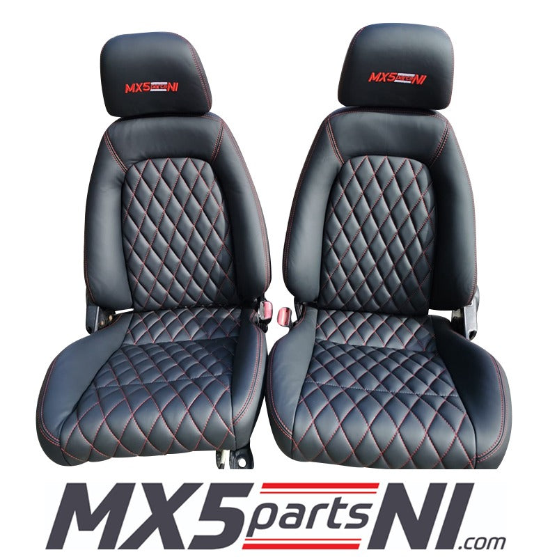 Black Leather Seats MX5 MK1 MK2 MK2.5